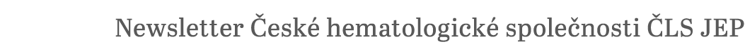 Newsletter esk  hematologick  spole nosti  LS JEP