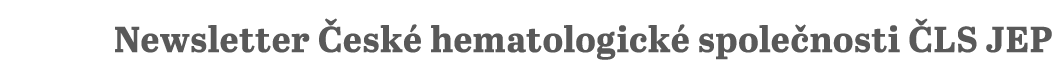 Newsletter esk  hematologick  spole nosti  LS JEP