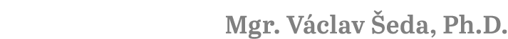 Mgr. V clav eda, Ph.D.