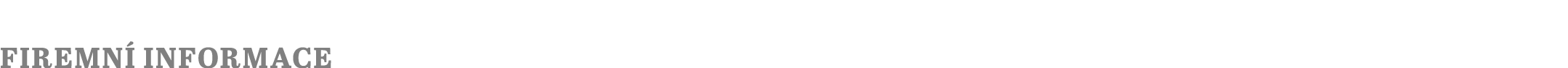 Firemn informace