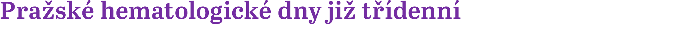 Pra sk hematologick  dny ji  t  denn  