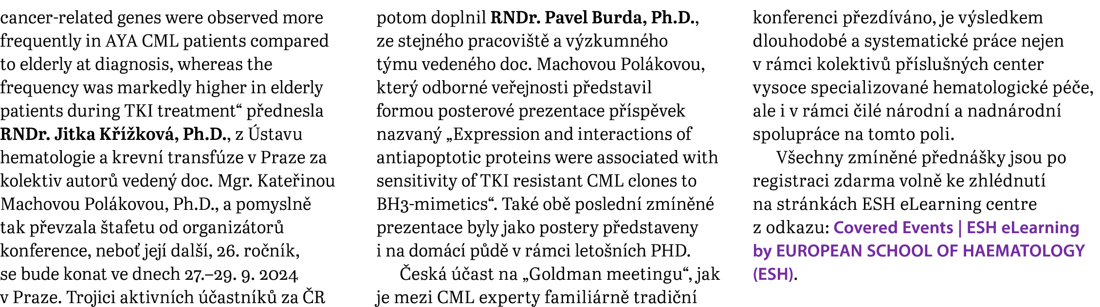 cancer­‑related genes were observed more frequently in AYA CML patients compared to elderly at diagnosis, whereas the...